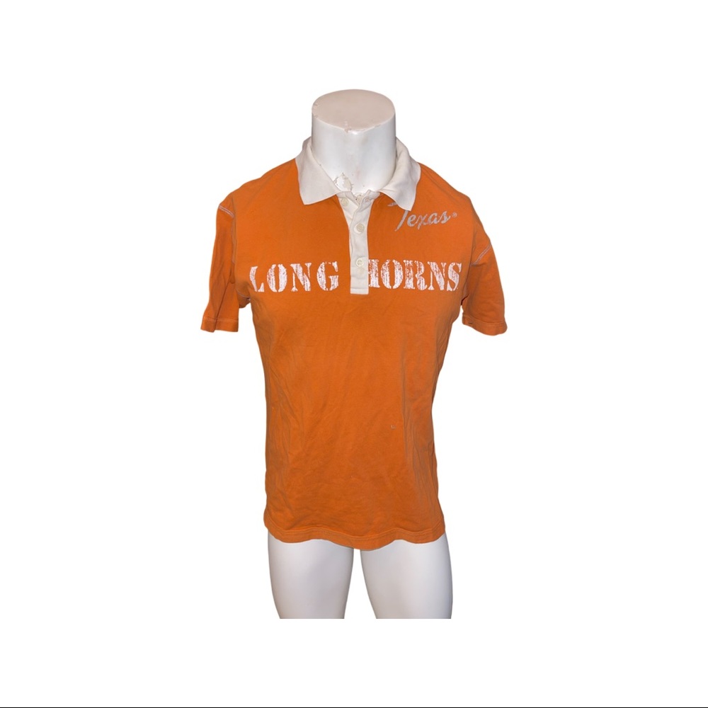 University of Texas Longhorns Vintage Pique Polo: 80s-90’s: SEC: Fraternity: